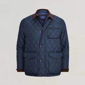 Polo Ralph Lauren Corduroy Collar Quilted Field Jacket Ranch Barn Gentleman 3XB